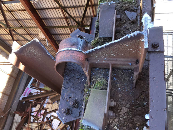 屋上大型看板解体 2